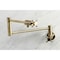 Kingston Brass KS4103DX Wall Mount Pot Filler, Antique Brass KS4103DX - alternate 2